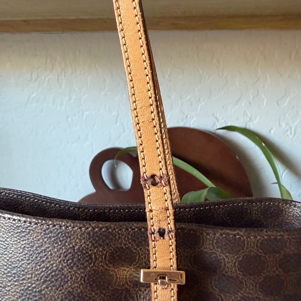 Celine Macadam Blason Leather Tote Bag - Picture 4 of 13